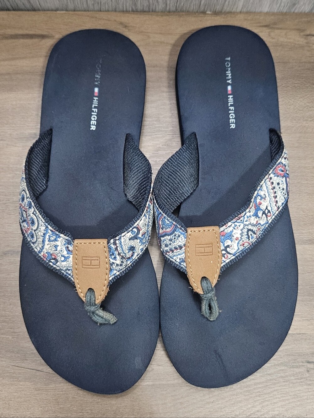 Tommy Hilfiger Create 2 Womens Size 8 Flip Flops Sandals Pre Owned - Vintage